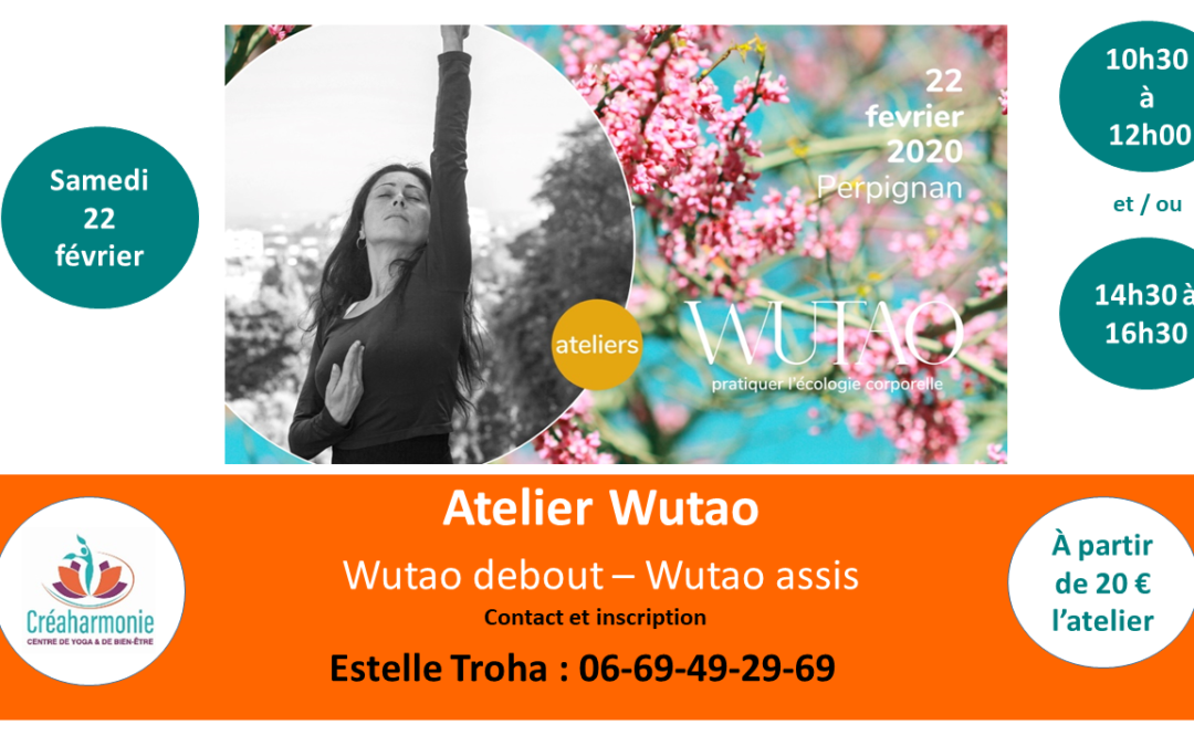 Le samedi 22 février: 2 ateliers Wutao